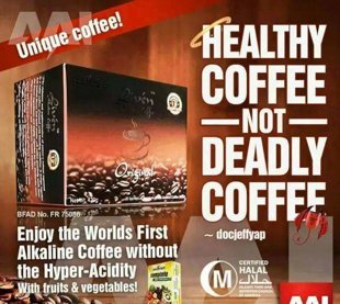 Liven alkaline coffee