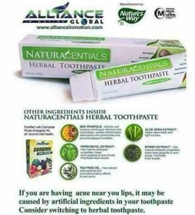 Herbal toothpaste